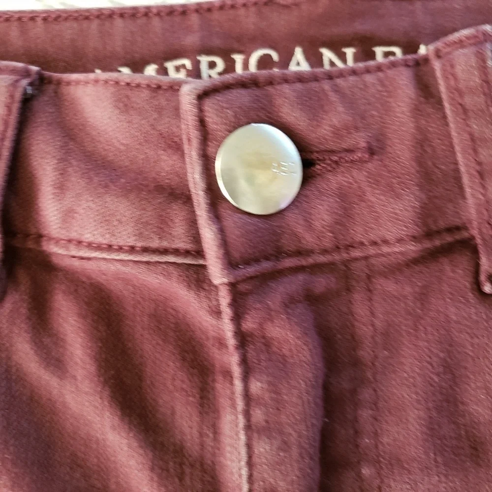 AEO High Rise Shortie Plum 0